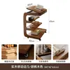 Mesa auxiliar de sofá de madera maciza, mesita de noche móvil, mueble auxiliar para uso doméstico en salas de estar, mesa de centro pequeña para apartamentos, mesa auxiliar, mesa de café pequeña