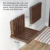 Taburete de almacenamiento para cambiar zapatos, montado en la pared, para el hogar, para cambiar zapatos, plegable, para entrada, para baño