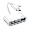 Adequado para Celulares Apple e Android, Leitor de Cartão Câmera Ccd Tipo-C para Sd/Tf/Usb, Drone Dji