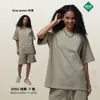 Fábrica Transfronteriza Primavera/Verano 2026 Marca de Moda 305g Corte Holgado Camiseta Básica de Manga Corta para Hombre Niebla Tono Tierra Algodón Puro Camiseta para Hombre
