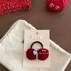 Excelente Pinza para el Cabello con Lazo Rojo Perla de Año Nuevo, Pinza Superior Dulce de Princesa, Accesorio para el Cabello Lazo para Coleta de Felicitaciones Festivas de Año Nuevo