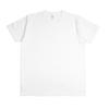 Camiseta básica de manga curta gola careca 250g algodão puro opaca cor sólida pesada branco puro masculina e feminina top base roupa masculina solta