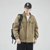 Ropa para Hombre Fengshe / Chaqueta Retro Americana para Hombre con Cuello Alto Abrigo de Trabajo Moda Elegante Nueva Primavera y Otoño Top