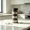 Direto da fábrica, armazenamento doméstico transfronteiriço, recipiente de armazenamento selado para grãos de café em aço inoxidável de várias camadas para uso externo