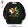 Sudaderas para niños Primavera y Otoño 2024 Ropa Nueva Dibujos Animados Medio Abiertos Ropa para Niños Grandes Tops Aterciopelados Engrosados Otoño e Invierno para Niños