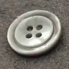 Botones Redondos de Resina de Cuatro Ojos Perla Elegantes Traje Saco Puño Versátil Abrigo Cortavientos Botones Decorativos