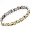 Pulseras Europeas y Americanas Transfronterizas Más Vendidas para Hombres y Mujeres Forma de Pez Pequeño Espiga de Trigo Pulsera Magnética Brazalete de Metal para Pareja Tobillera Joyería