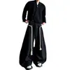 Estación Independiente 2026wish Pantalones Casuales de Cordón para Hombre Estilo Americano Simples, Únicos, Cómodos, Color Sólido, Rectos