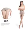 Medias transparentes de talla extragrande con estampado de piñas para cruzar fronteras, medias moldeadoras para las piernas, resistentes a enganchones, duraderas y muy elásticas, disponibles como pantimedias o leggings