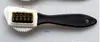 Escova de Limpeza para Camurça em Forma de S Escova Dupla Face para Sapatos Escova de Limpeza e Remoção de Manchas Escova Profissional para Cuidado de Sapatos com Cabo 27,4g