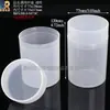 Caja de plástico para bastoncillos de algodón caja cosmética de PP rejilla simple doble caja de embalaje para bastoncillos de algodón de lápiz labial caja de almacenamiento para desmaquillante