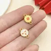 Nuevo método antiguo de quema de arena dorada azul abierto transporte cinco vías dios de la riqueza joyería DIY ojo de Buda cuentas de transferencia colgante de gota de aceite pulsera collar