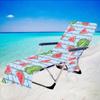 Nuevo Producto Cubierta de Microfibra para Silla de Playa Toalla para Silla Lounge Bolsa para Toalla de Playa Impresión Digital 3D Serie Sandía Cubierta para Silla Lounge