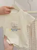 Camiseta de Verano Nueva Estilo Coreano de Pastel de Crema para Niñas, Top Elegante de Manga Corta para Bebés Niñas, Ropa Infantil de Moda