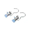 Clip de gancho de acero inoxidable pinza para ropa multifuncional pinza sin costuras para toalla sombrero calcetines a prueba de viento clip para pantalones con gancho clip de almacenamiento