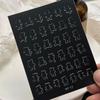 Explosiones Francesas Calados Pegatinas para Uñas Pintadas en Spray Modelado Mariposa Amor Plantilla de Doble Cara Tienda de Uñas Especial Pegatinas de Plantilla