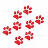 Pegatinas de huellas de pata de gato para comercio exterior, calcomanías para la carrocería del coche, pegatinas para coche, pegatinas de personalidad para arañazos, huellas de gato y perro, pegatinas para coche D260