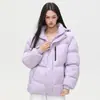 Chaqueta Nueva de Algodón de Invierno para Hombre con Capucha, Estilo Corto de Pareja, Unisex, Cálida, Color Sólido, Ropa de Abrigo