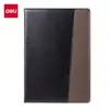 Cuaderno de Cuero Deli 7912 - 120 Hojas - Bloc de Notas 32K Papelería Negocio Cuaderno de Trabajo de Cuero PU