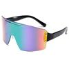 2895 Gafas deportivas envolventes de gran tamaño sin marco europeas y americanas Gafas de sol Amazon Gafas de sol anti-UV para montar