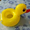 Portavasos Inflable Personalizado de Patito Amarillo Portavasos Inflable de PVC Suministros Publicitarios Inflables Juguetes Inflables