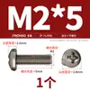 Tornillos de Titanio Puro Estándar Nacional Ta2 Pernos Cruzados de Cabeza Plana de Aleación de Titanio Tornillos de Cabeza Redonda Clavos de Máquina M2M2.5M3M4M5Mm