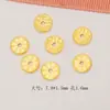 Retención de Color Alta Montaña de Arena Flor Fantasma Separador Seis Caracteres Mantra Anillo Corredizo Accesorio para Pulsera DIY