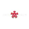 Brincos de Titânio F136 Flor de Cerejeira Stud Cinco Pétalas Stud para Cartilagem da Orelha Stud para Língua Stud para Lábio Zircônia Incrustada G23 Joias para Body Piercing