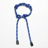 Pulsera trenzada de poliéster colorida de moda similar al estilo Miu Miu de Douyin y Kuaishou