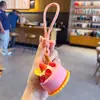 Llavero Colgante Creativo de Pastel de Crema de Fruta Simulada Fresa Postre Comida Juguete Colgante para Bolso Regalo