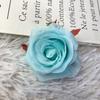 Cabeza de rosa de simulación de 9 cm de diámetro, cabeza de rosa de bricolaje, flor de boda, arreglo floral de pared, bola de onda, flor falsa, guía de camino, flor