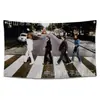 Tapiz de Pared Nuevo con Temática de Celebridad Transfronterizo, Bandera Divertida, Bandera de Dormitorio de Doble Cara, Hecho a Medida, Exclusivamente para Exportación