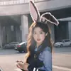 Internet Celebrante Feito à Mão Pelúcia Exagerado Orelhas de Coelho Hairband Hairpin Cos Comic-Con Bunny Headwear Acessórios para o Cabelo