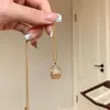 "Fortuna" Flor de Cesta Cesta de Flores Cadena para Clavícula 2026 Nuevo Estilo Lujo Ligero Elegante Moda Nicho Collar Diseño Versátil