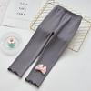 Leggings de Terciopelo Fino para Niñas Primavera y Otoño 2025 Nuevo Estilo Occidental para Niños Conjunto de Otoño para Bebé Niña Pantalones Combinables