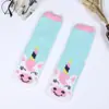 Calcetines de invierno 2023 para mujer, medio terciopelo, con costuras de animales de dibujos animados, venta al por mayor directa de fábrica