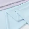 Tecido de malha dupla face de seda gelada de nylon para verão, respirável, sensação de frescor, roupas de proteção solar, camisetas, tecido para roupas de yoga em estoque