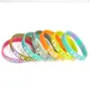 Pulsera de Goma de Silicona Barata Promocional con Diseño de Logo Personalizado