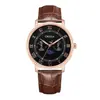 Relógio Masculino Multifuncional de Moda ORSGA Casual de Fábrica Transfronteiriço com Pedras Strass Calendário Lunar À Prova D'água Relógio de Quartzo