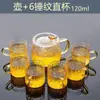 Mini Tetera de Vidrio Estilo Retro Pequeña Resistente a Altas Temperaturas con Filtro Infusor de Té Transparente Juego de Tetera Kung Fu
