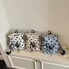 Mochila casual de lunares transfronteriza para mujer, nuevo modelo de verano 2026, mochila escolar para estudiante de gran capacidad con múltiples bolsillos
