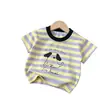 Camiseta de Manga Corta para Niños Verano Nuevo Estilo Niños Niños Chaleco Pulóver Verano Top Niños Bebé Guapo Venta al por Mayor