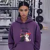 Moletom com Estampa de Gato Desenho Animado Feminino Exportação Transfronteiriça Moletom Solto Temu Wish Amazon One