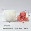 Molde de Gesso Boneca Menina do Oceano Cola Molde DIY Princesa Sereia Resina Ornamento Vela de Aromaterapia Molde de Silicone