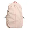 Mochila Nueva Fresca y Dulce de Colores Caramelo Estilo Japonés de Alto Valor Estético con Lazo para Estudiantes de Secundaria y Preparatoria, Bolso Ligero de Doble Hombro