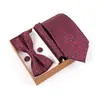 Corbata Profesional para Hombre, Corbata Nueva de 8 cm, Corbata Casual de Negocios de Gama Alta, Corbata en Caja de Regalo para Hombre, Corbata Atada a Mano, Personalizable