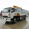 Grúa Camión Sinotruk Howo de 5 Toneladas, Longitud de la Caja de Carga 5m Metros, Capaz de Levantar y Transportar Mercancías, Vehículo Multiusos, Motor Potente