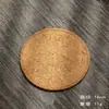 Venta al por mayor de tapete de té de coco natural marrón con cerdas, tetera, portavasos, posavasos marrón aislante hecho a mano para ceremonia del té.
