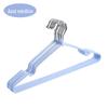 Secador de roupas de metal antiderrapante com revestimento plástico para adultos e crianças cabide criativo para roupas íntimas domésticas cabide de aço inoxidável sem marca