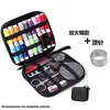Bolsa de Almacenamiento Portátil para Costura, Kit de Herramientas para Manualidades y Tejido de Uso Doméstico, Caja de Costura de Viaje, Kit de Costura